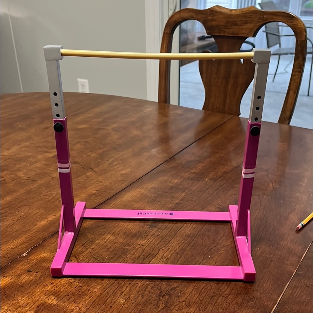 Pink and Yellow Doll Gymnastics Bar